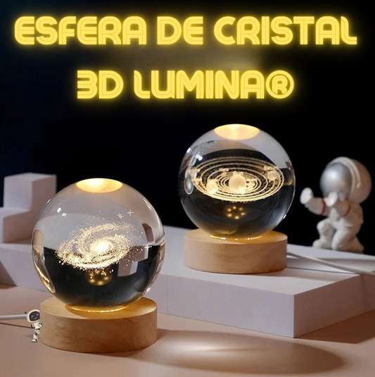 Esfera de Cristal 3D Lumina® - transforma cualquier espacio con su magia.